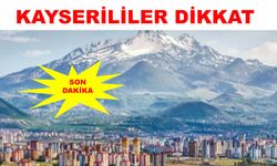 Kayseri hafta sonu sıcaktan kavrulacak