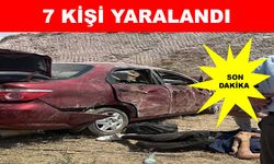 Barsama kavşağında kaza