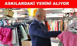 İkinci el giysiler Sosyal Markette değerlendiriliyor