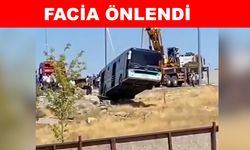 El freni unutulan otobüs kaza yaptı