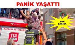 Apartmanda ufak çaplı yangın