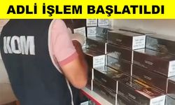 135 bin adet doldurulmuş makaron ele geçirildi
