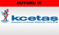 Kayseri elektrik kesintileri (14 Ağustos)
