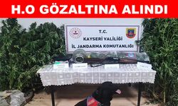 Jandarma 3 bin 210 gram narkotik madde ele geçirdi