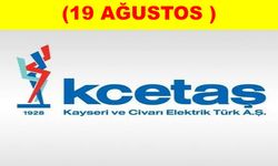 Kayseri’de 8 ilçede elektrik kesintisi