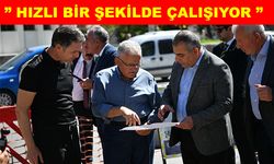 Büyükkılıç'tan dsi katlı kavşağında  kaski çalışmalarına inceleme