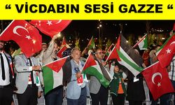 Talas'ta vicdanlar  gazze için buluştu