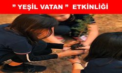 Kayseri’deki ortaokul öğrencileri fidan dikti