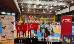 Badminton sporcuları Hırvatistan’dan 3 altın 1 gümüş madalyayla döndü