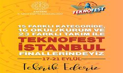 Teknofest İstanbul Finalinde Kayseri’den 23 farklı takım yarışacak