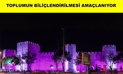 Kayseri Kalesi, Kanserle Mücadele İçin Mor Renge Büründü