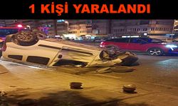 Zincirleme kazada 3 araç birbirine girdi