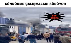 Metal Sanayi Sitesi’nde yangın