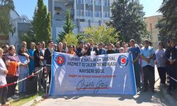 Sağlık-İş Sendikasından hastane önünde açıklama; “Bu adaletsizlik artık tahammül edilemez bir noktaya gelmiştir”