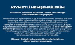 Bünyan Belediyesi, ilçedeki taşımalı eğitim sorunu için çalışmalara başladı