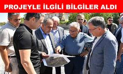 Başkan Büyükkılıç  Hacılar Kayseri caddesin'de 100 milyon tl'lik yatırım inceledi