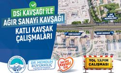 Başkan Büyükkılıç'ın  295 milyon tl'lik projesi dsi-ağır sanayi katlı kavşak  çalışmalarına başladı