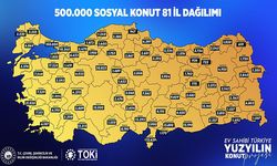 Kayseri’ye 500 bin sosyal konut projesinden 7 bin 562 konut düşecek
