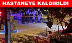 Evinin önünde silahlı saldırıya uğrayan şahıs hastaneye kaldırıldı