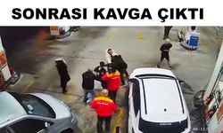 Akaryakıt istasyonunda kaza