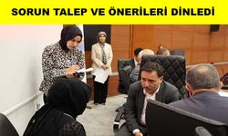 Vali Çiçek, vatandaşlarla bir araya geldi