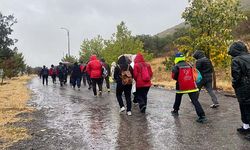 ALİ DAĞI 360’da  yürüyüş keyfi yağmur dinlemedi
