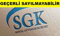 SGK Hizmet dökümünüzde “K” harfi varsa dikkat