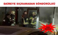 Talas'ta yangın korkuttu