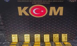 KOM ekipleri 27 kilogram kaçak altın ele geçirdi