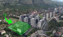 Talas'ta , sağlık tesisi ve ticari alanlar için geri sayım
