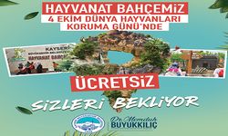 Başkan Büyükkılıç'tan anlamlı jest : HAYVANAT BAHÇESİ ÜCRETSİZ