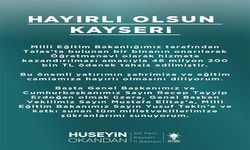 Kayseri’ye yeni öğretmenevi müjdesi: 46 milyon TL ödenek ayrıldı