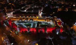 Büyükşehir'den, Kayseri Kalesi'nde LED Aydınlatma Uygulaması