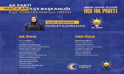 AK Parti Hacılar İlçe Başkanlığı’nda Fazilet Kahraman’in yönetimi belli oldu