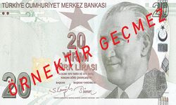 Yeni 20 TL’lik banknotlar tedavüle giriyor