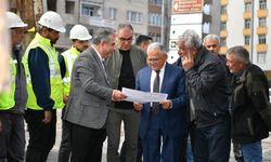 Başkan Büyükkılıç'tan 25 Milyon TL'lik Altyapı Deplase Çalışmalarına Yerinde İnceleme