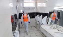 Talas'taki okullarda ara tatil temizliği