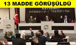 Kocasinan Belediyesi Meclisi’nde