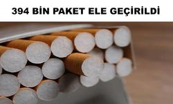 94 milyon liralık kaçak sigara operasyonu