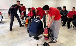 Büyükşehir İtfaiyesi'nden Stajyer Lise Öğrencilerine Eğitim Desteği