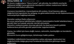 Cumhurbaşkanı Başdanışmanı Saral'dan 'Kara Cuma' tepkisi: Cuma gününün kutsiyetine saygısızlık