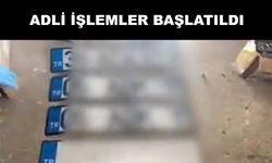 Sahte plaka basımı yapan 2 şahıs yakalandı