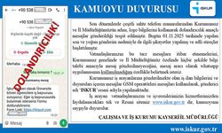 Çalışma ve İş Kurumu İl Müdürlüğü'nden dolandırıcılara karşı uyarı