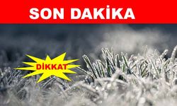 Kayseri’de buzlanma ve don olayı bekleniyor