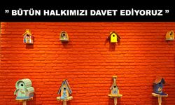 Doğa farkındalığı için Ahşap Kuş Evleri Sergisi açıldı