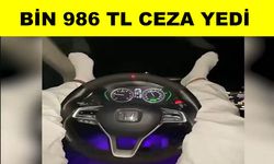 Ayaklarıyla araç kullandı