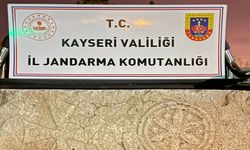 Yahyalı’da tarihi eser operasyonu: 6’ncı yüzyıla ait arsitravi bulundu