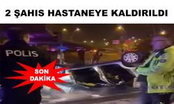 Polisten kaçan araç takla attı