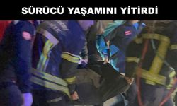 Derevenk vadisine araç yuvarlandı