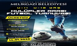 Melikgazi Belediyesi U-11 ve U-12 yaş arası futbol turnuvası başvuruları başladı